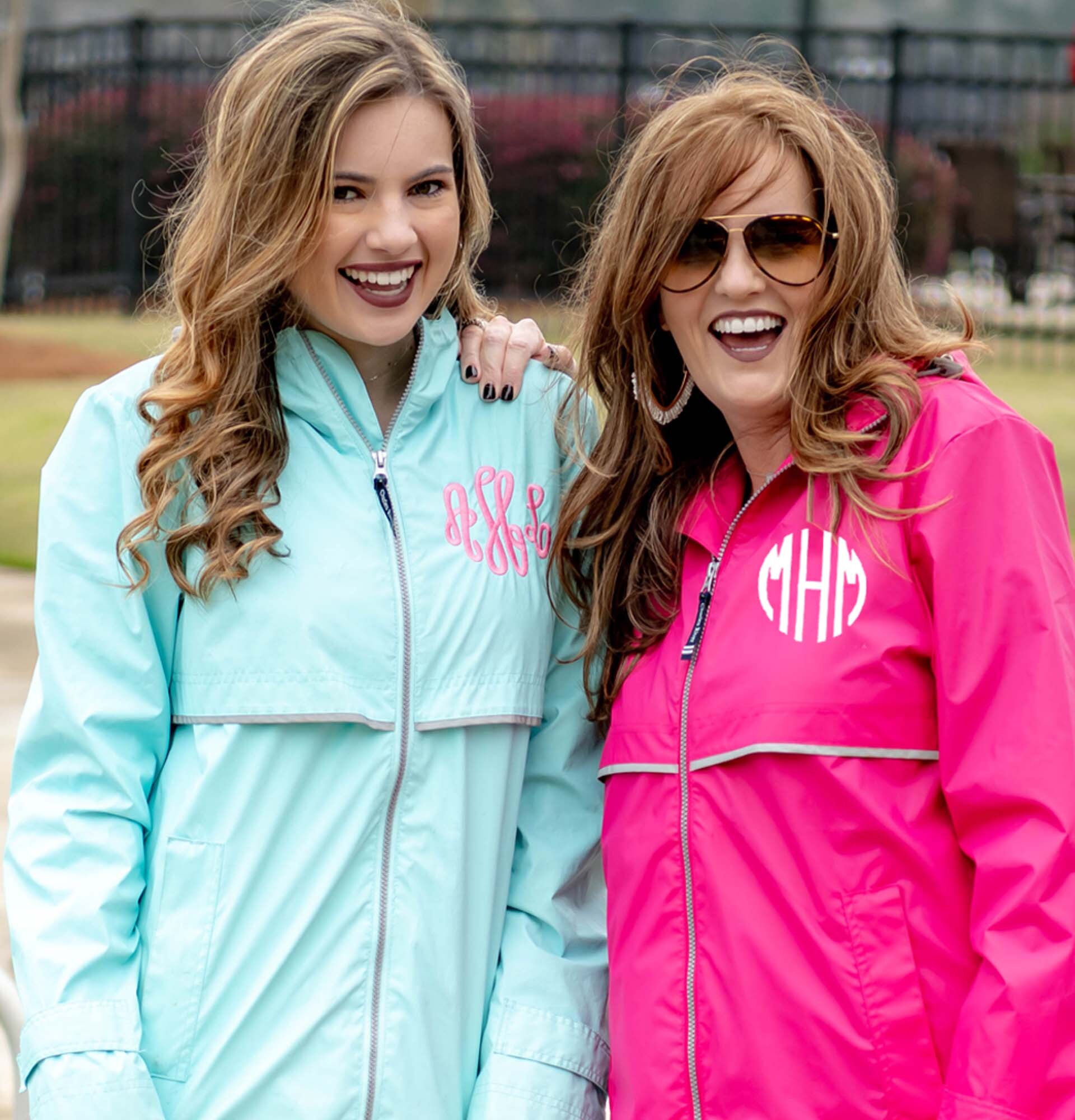 Monogrammed Rain Jacket